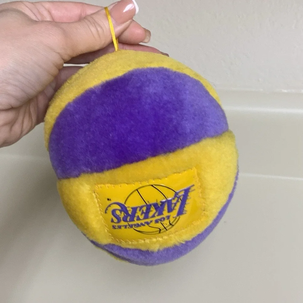 Vintage Los Angeles Lakers Plush Basketball Sports Pillow 4